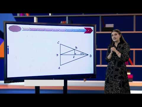 TeleŞcoala: Matematică clasa a VIII-a – Triunghiul dreptunghic (@TVR2)