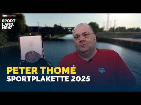 Peter Thomé - Winner of the 2025 Sports Plaque | Sportland.NRW