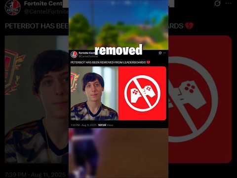 Peterbot Removed from Leaderboard in Fortnite (Peterbot Banned)