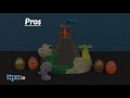 Hasbro Play-Doh rinkinys "Dinozaurų sala su ugnikalniu"