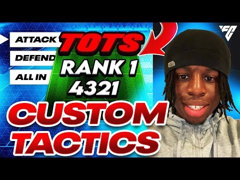 The BEST 4321 Rank 1 CUSTOM TACTICS you need for Ultimate TOTS! FC24 Ultimate Team