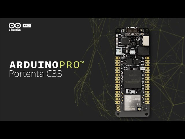 Vídeo relacionado con Arduino Portenta C33 [ABX00074] - Módulo IoT de Alto Rendimiento y bajo Costo con Arm Cortex-M33, Wi-Fi y Bluetooth, Seguridad de Nivel Industrial y Soporte para MicroPython