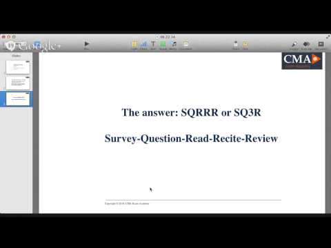 Best Study Technique for the CMA Exam