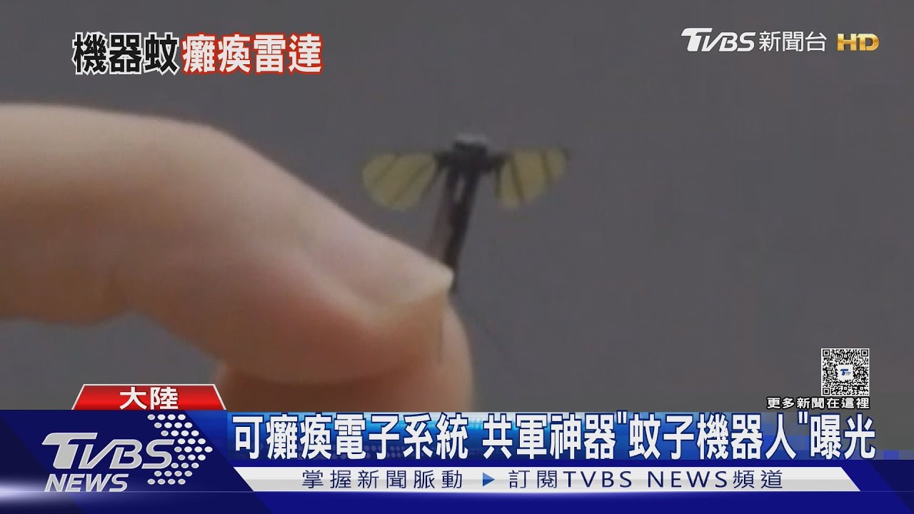 可癱瘓電子系統 共軍神器「蚊子機器人」曝光