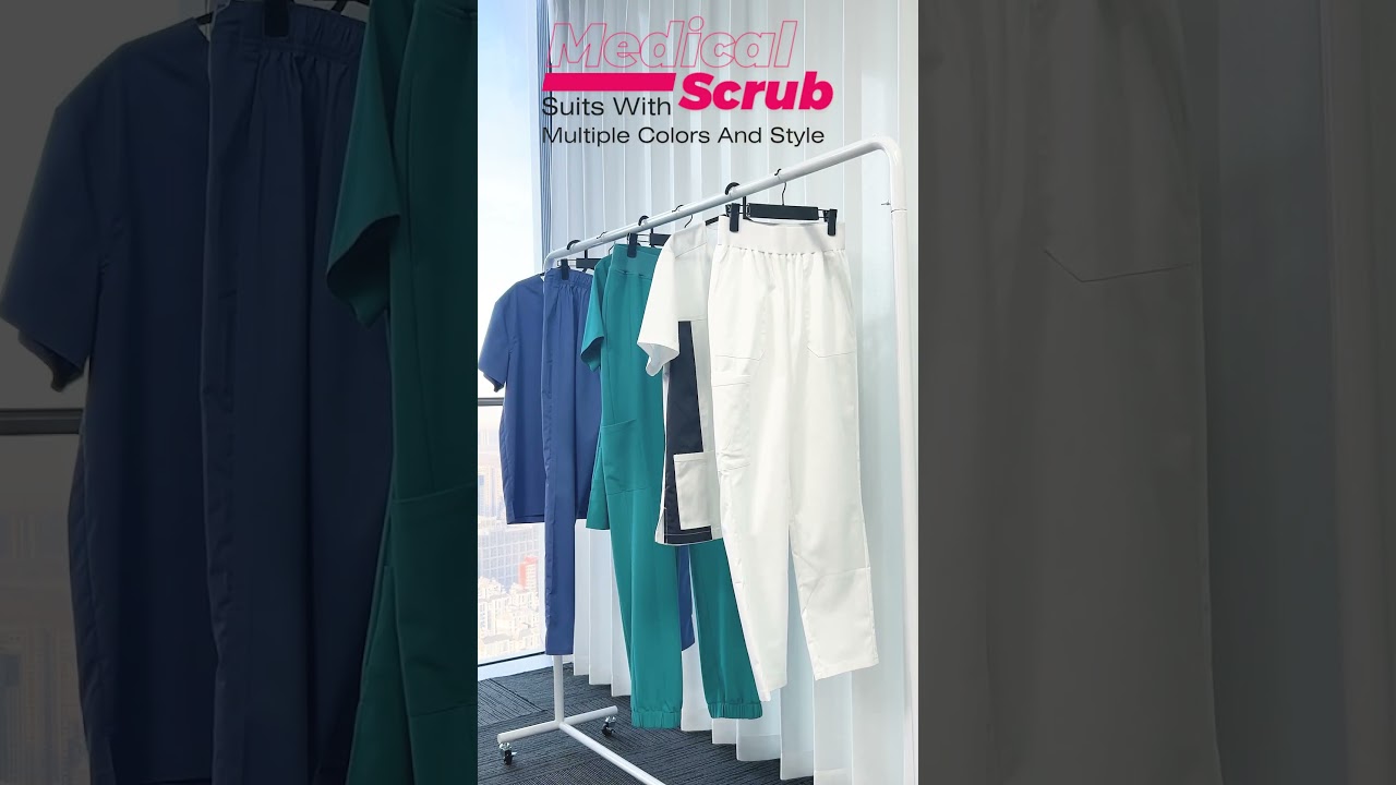 multiple medical scrubs tops and pants