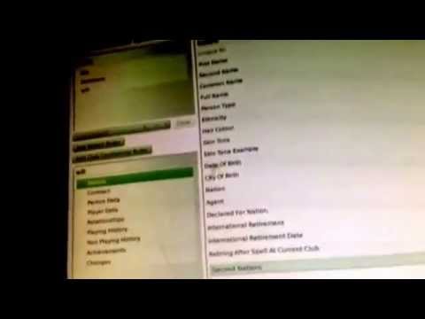 Fm 2011 editor tutorial- how to create a player