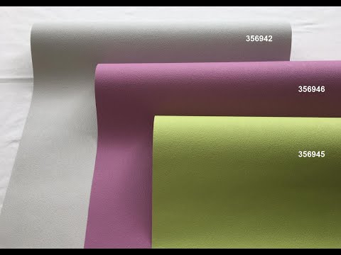 Плотные и прочные однотонные зеленые бумажные эко обои с однотонным декором 356945, имитация окрашенной стены - фото 5 - id-p1352006278