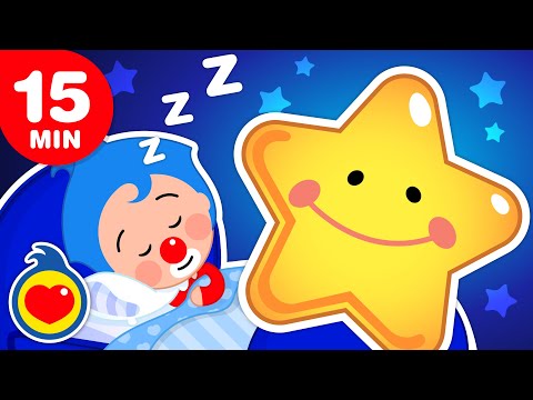 Estrelinha ⭐ Canções Para Adormecer Bebês 😴 | 15 minutos de Música Infantil | Um Herói do Coração ❤️