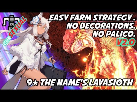 [MHWORLD] 9★The Name's Lavasioth - EASY SOLO FARM GUIDE (No decos. No Palico) More Jewels!