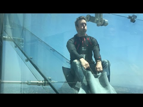 Mornings with Carson Daly Take on the Skyslide