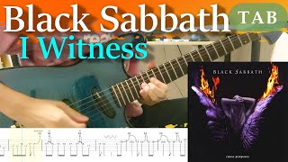 Black Sabbath - I Witness Cover - Guitar Tab - Lesson