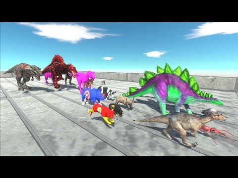 Escape from CARNIVORE DINOSAURS - Animal Revolt Battle Simulator