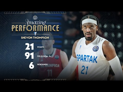 Shevon Thompson (21PTS) | Player Highlights | SPAR v SLB | #BasketballCL 2025-26