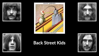 Black Sabbath - Back Street Kids (lyrics)