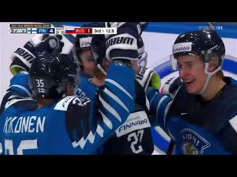 WJC-2021 (U20) | Bronze medal game | Finland - Russia | Highlights
