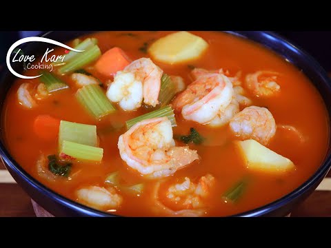 Caldo de Camarón Fácil Mexican Shrimp Soup
