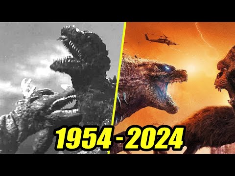 Evolution of GODZILLA fighting | 1954-2024