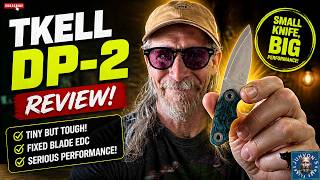 TKell DP-2 Review: The Ultimate Tiny Fixed Blade EDC? | Small Knife, BIG Performance!