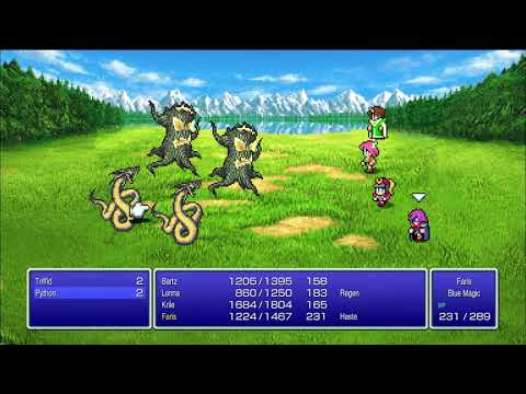 Final Fantasy V Pixel Remaster - Blue Magic Exhibition