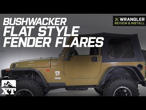 Jeep Wrangler Bushwacker Flat Style Fender Flares (1997-2006 TJ) Review & Install