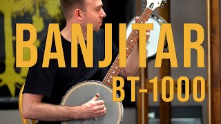 Gareth Pearson Displays the BT-1000 Gold Tone Banjitar!