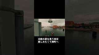 【北欧旅行】デンマークの港町、カレベクスミンデにある街のシンボル、バッタ橋 #shorts