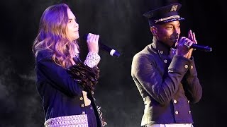Cara Delevingne Performs Live with Pharrell! Can She Actually Sing?