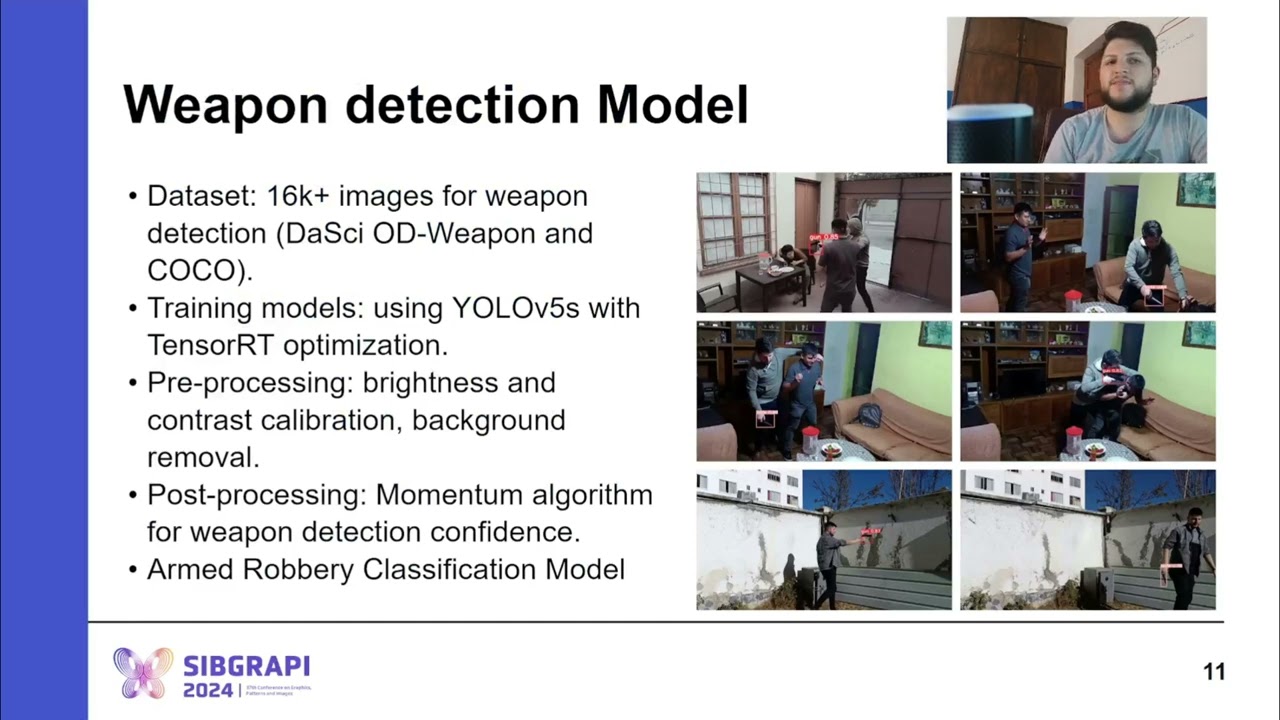 Distributed Intelligent Video Surveillance for Early Armed Robbery Detection based on Deep Learning