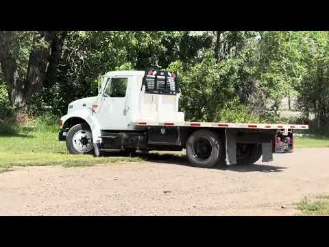 1998 International 4700 Flatbed Truck, 102,583 Miles
