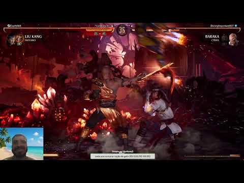 [MK1] jogando com o controle do xbox360, ja estou me acostumando