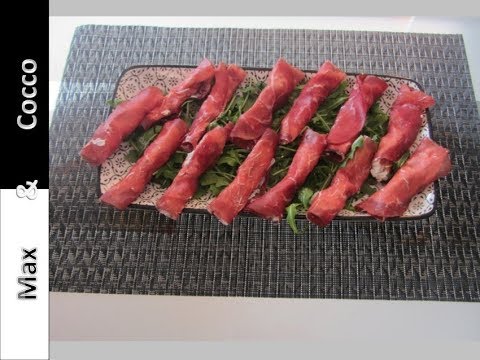 Involtini di BRESAOLA dal cuore MORBIDO - Antipasto Sfizioso ESTIVO