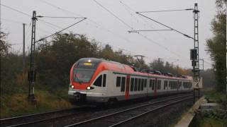 preview picture of video 'BÜ Berkersheim mit BR 111, 423, 425 & FLIRT'