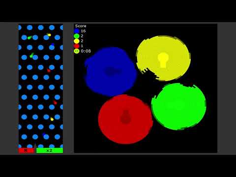 Core Destruction #1 - Marble battle in Algodoo