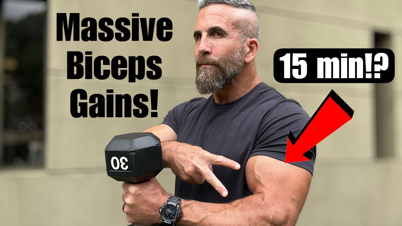 Max Biceps Growth. Minimum Time.
