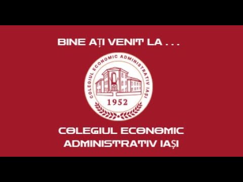 Colegiul Economic Administrativ Iași 2025