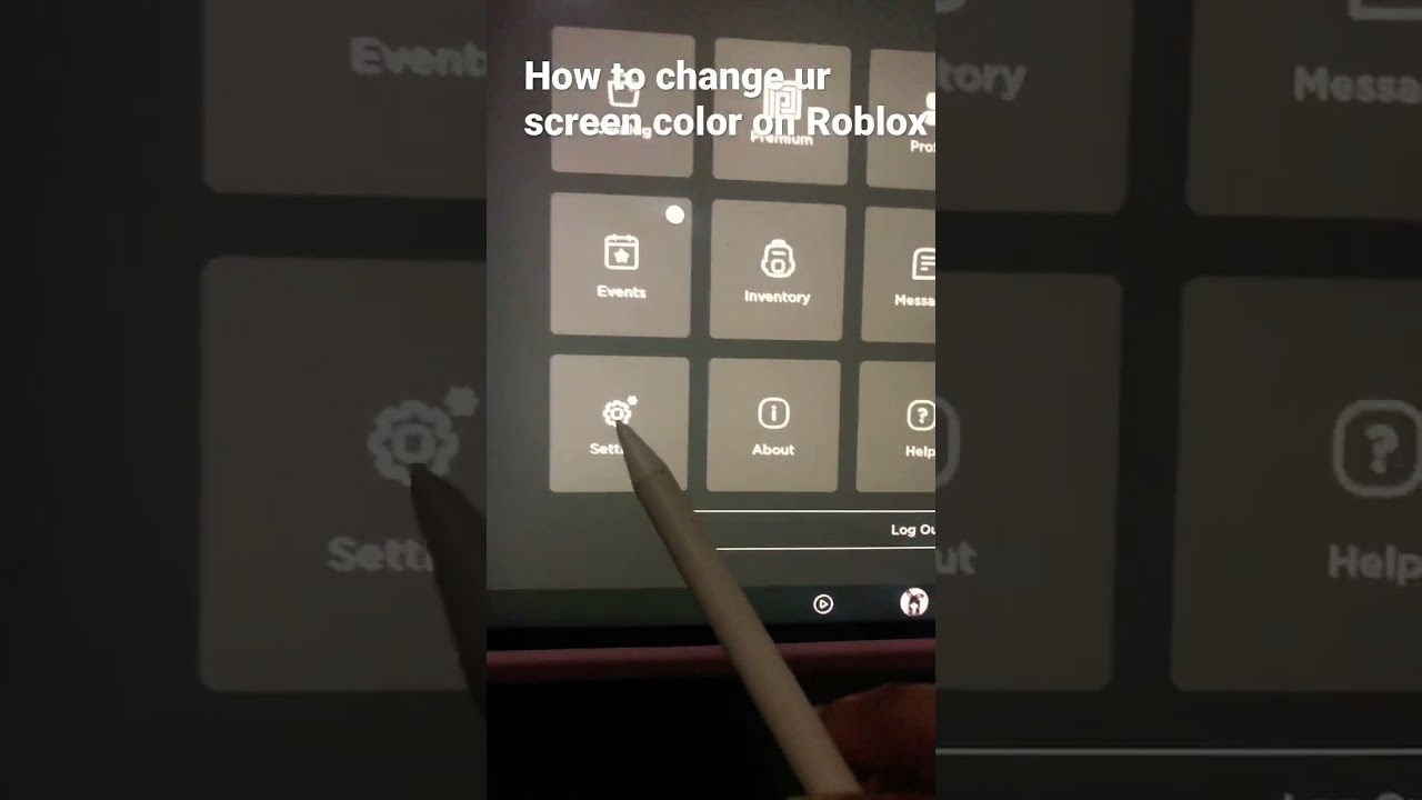 How to fix change ur screen color in Roblox mobile and computer