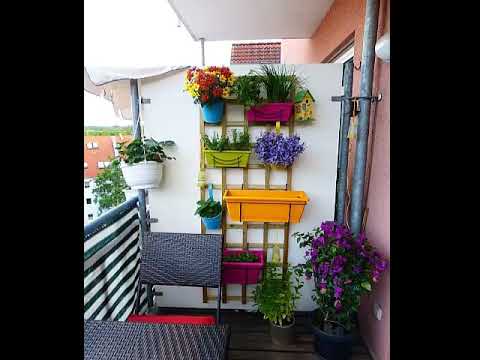 Balcony Garden  / Balcony Decoration Ideas / Small Balcony Decoration / Balcony Makeover I MindFart
