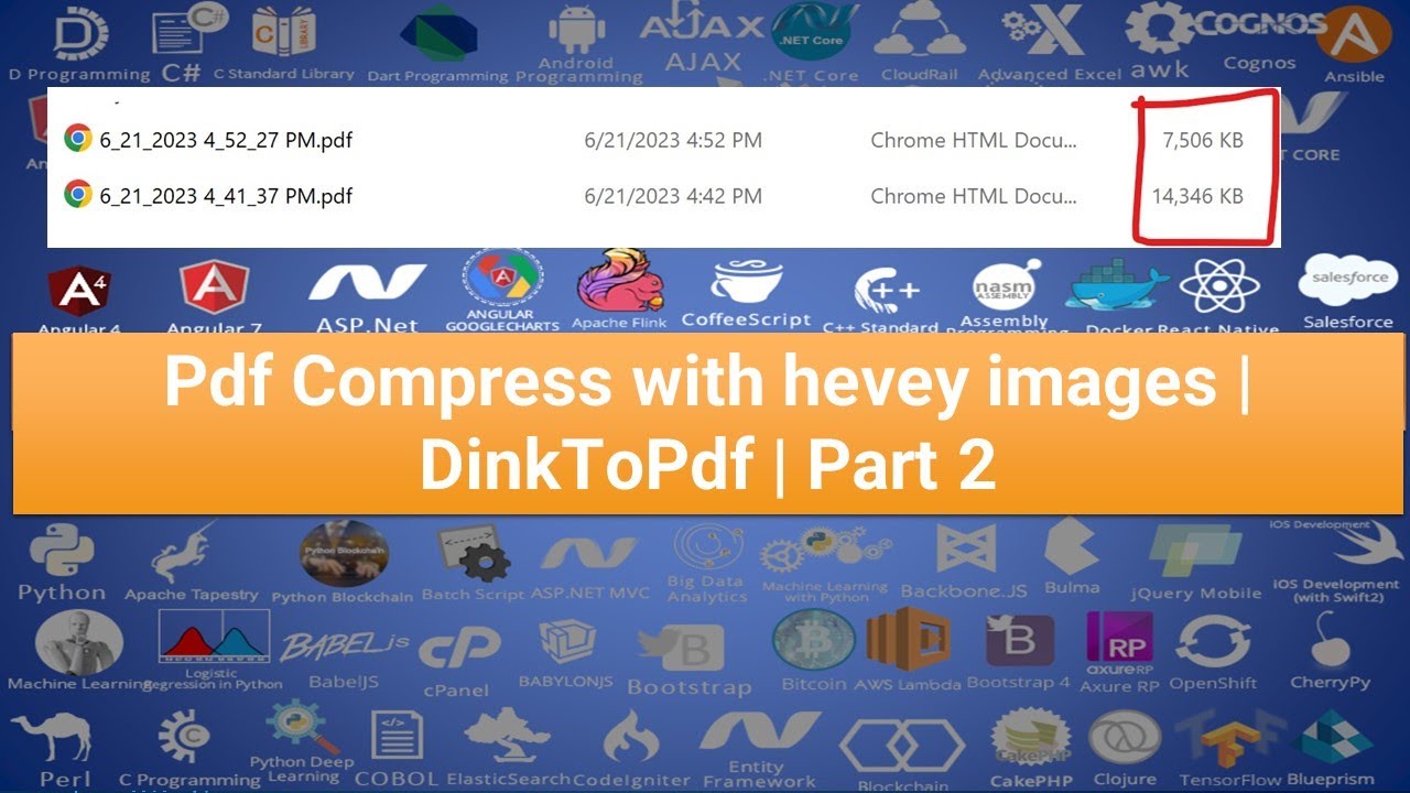 Pdf Compress with hevey images | DinkToPdf | Part 2