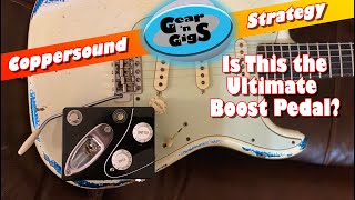Video thumbnail for Coppersound Strategy Preamp + Clean Boost Pedal Review by Gear 'n Gigs
