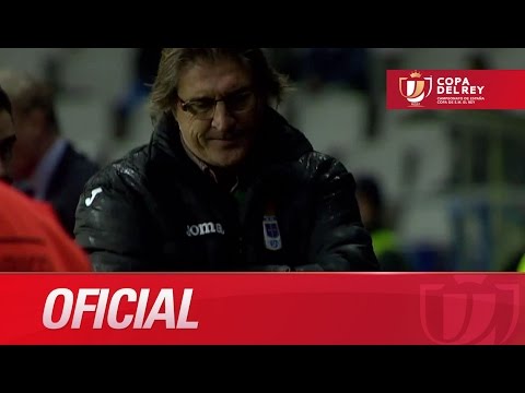 Expulsión de Egea, entrenador del Real Oviedo Copa del Rey