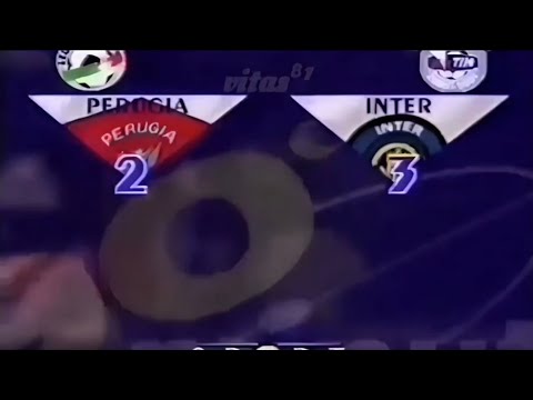 Perugia-Inter 2:3, 2000/01 - 90° minuto (tripletta di Christian Vieri)