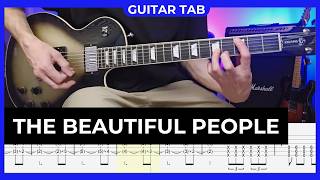 Marilyn Manson - The Beautiful People - Guitar Tab | Lesson | Cover | Tutorial