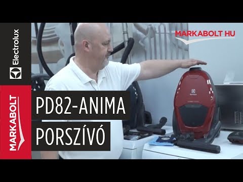 Electrolux Dulkių siurblys PD82-ANIMA Pure D8 Bagled, Galia 600 W, Dulkių talpa 3,5 L, Raudona video