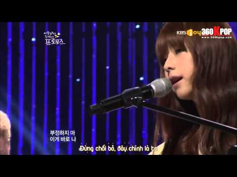 [Vietsub][Perf]Juniel - Mask @Lee Sora's Second Proposal 120703 {Banila Team}