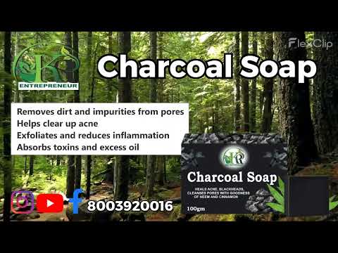 KR charcoal soap
