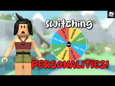 SPIN THE WHEEL decides how i act in Total Roblox Drama!