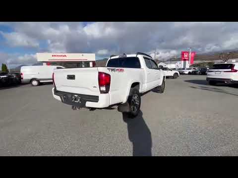 2018 Toyota Tacoma 4x4 Double Cab V6 Auto SR5 in White for sale at Murray Honda in Chilliwack, BC