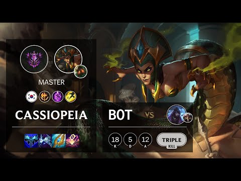 Cassiopeia Bot vs Aphelios - KR Master Patch 11.15