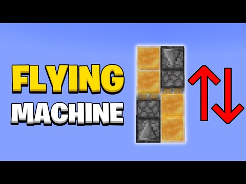 Minecraft 1.21 Flying Machine To Go Up and Down
