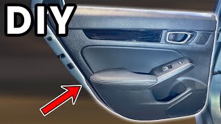 DIY 2022-2026 Honda Civic Rear Door Panel Replacement | How To Replace Honda Civic Rear Door Panels